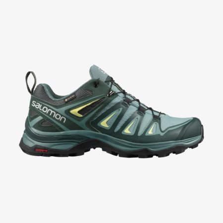 Buty Trekkingowe Damskie Salomon X ULTRA 3 GORE-TEX Turkusowe - PL 0-VCEX